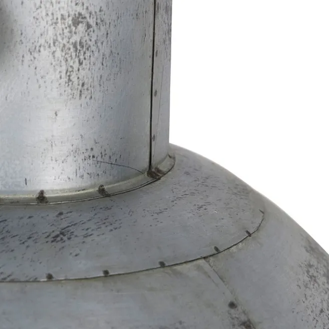 QAZQA Industrielle Hängelampe grau 50 cm - Samia Sabo