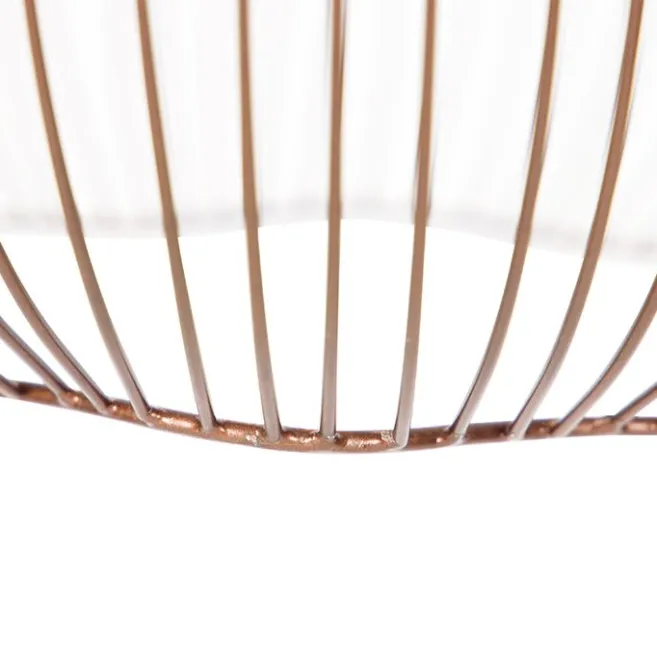 QAZQA Industrielle Hängelampe Kupfer 49 cm - Finn