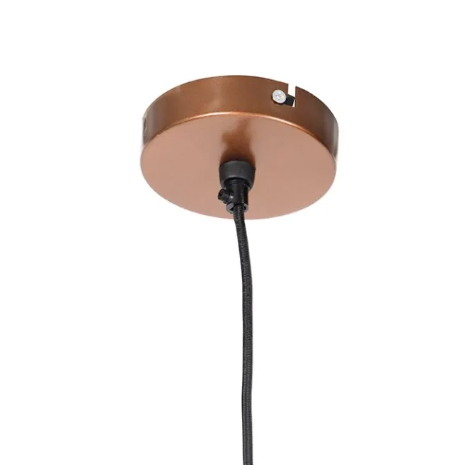 QAZQA Industrielle Hängelampe Kupfer 49 cm - Finn