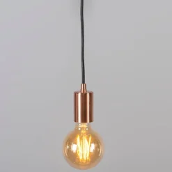 QAZQA Industrielle Hängelampe Kupfer - Facil 1