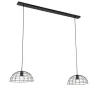 QAZQA Industrielle Hängelampe schwarz 2-Lichter - Hanze