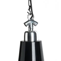 QAZQA Industrielle Hängelampe schwarz - Warrior