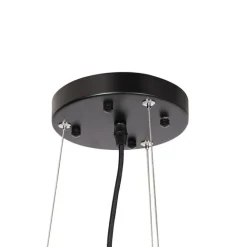 QAZQA Industrielle Hängelampe schwarz 16-flammig verstellbar - Hobby Spinne