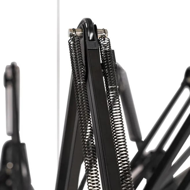 QAZQA Industrielle Hängelampe schwarz 16-flammig verstellbar - Hobby Spinne