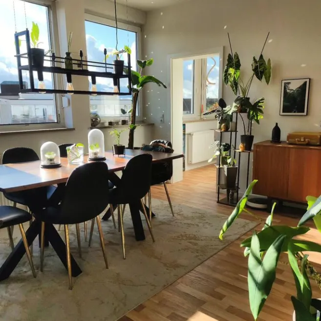 QAZQA Industrielle Hängelampe schwarz mit Gestell 4-flammig - Cage Rack