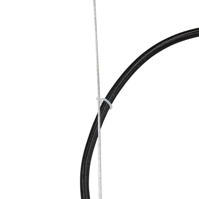 QAZQA Industrielle Hängelampe schwarz mit Gestell 4-flammig - Cage Rack