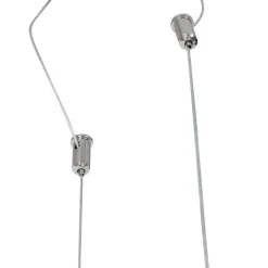 QAZQA Industrielle Hängelampe schwarz mit Gestell 4-flammig - Cage Rack