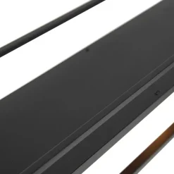 QAZQA Industrielle Hängelampe schwarz mit Gestell 4-flammig - Cage Rack