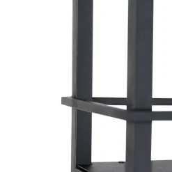 QAZQA Industrielle Hängelampe schwarz mit Mesh 4-flammig - Cage Rack