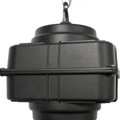 QAZQA Industrielle Hängelampe schwarz 53,5 cm - Sicko