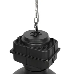 QAZQA Industrielle Hängelampe schwarz 53,5 cm - Sicko