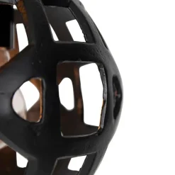 QAZQA Industrielle Hängelampe schwarz rund 3-flammig - Bobby