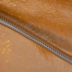 QAZQA Industrielle Hängelampe schwarz mit Gold 115 cm - Magna