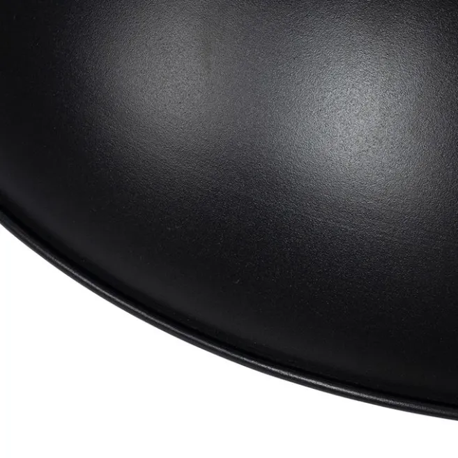 QAZQA Industrielle Hängelampe schwarz mit goldenen 2 Lichtern - Magnax