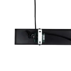 QAZQA Industrielle Hängelampe schwarz mit goldenen 2 Lichtern - Magnax