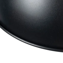 QAZQA Industrielle Hängelampe schwarz mit goldenen 3-Lichtern - Magnax