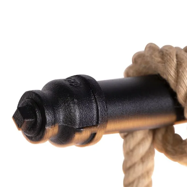 QAZQA Industrielle Hängelampe schwarz 6-Licht - Plural