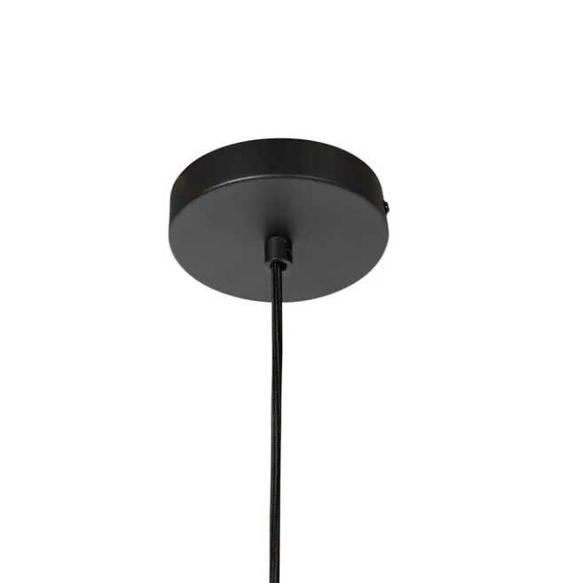 QAZQA Industrielle Hängelampe schwarz 8-flammig – Sydney