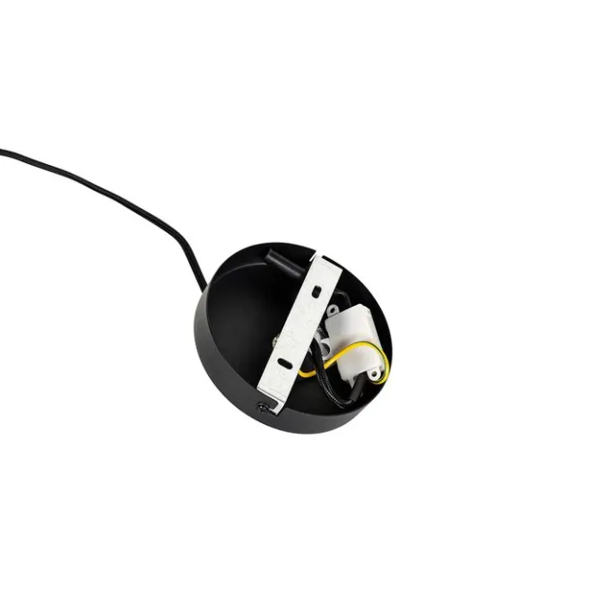 QAZQA Industrielle Hängelampe schwarz 8-flammig – Sydney