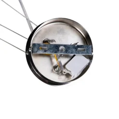 QAZQA Industrielle Hängelampe schwarz mit Gold 70 cm - Magna