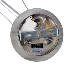 QAZQA Industrielle Hängelampe schwarz mit Gold 50 cm - Magna