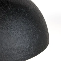 QAZQA Industrielle Hängelampe schwarz mit Gold 50 cm - Magna