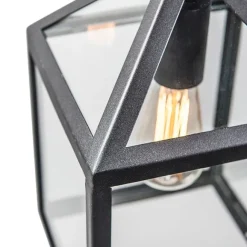 QAZQA Industrielle Outdoor Hängelampe schwarz - Amsterdam