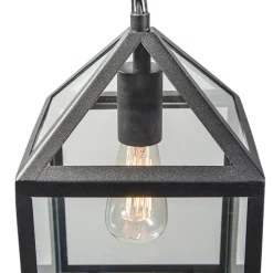 QAZQA Industrielle Outdoor Hängelampe schwarz - Amsterdam