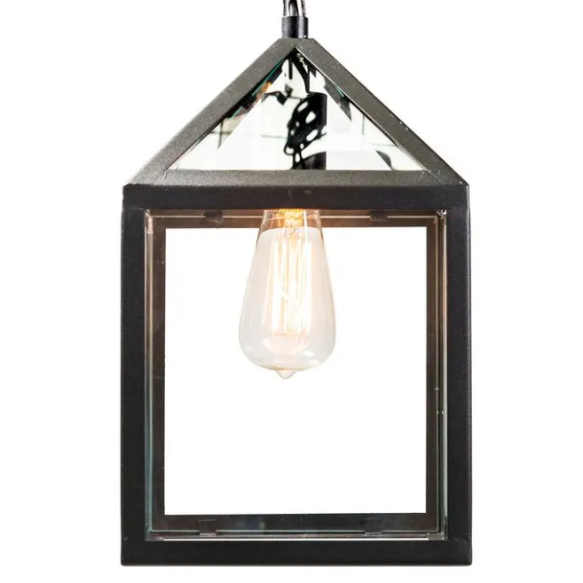 QAZQA Industrielle Outdoor Hängelampe schwarz - Amsterdam
