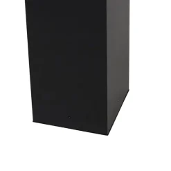 QAZQA Industrielle Outdoor-Stehleuchte schwarz 80 cm IP44 - Charlois