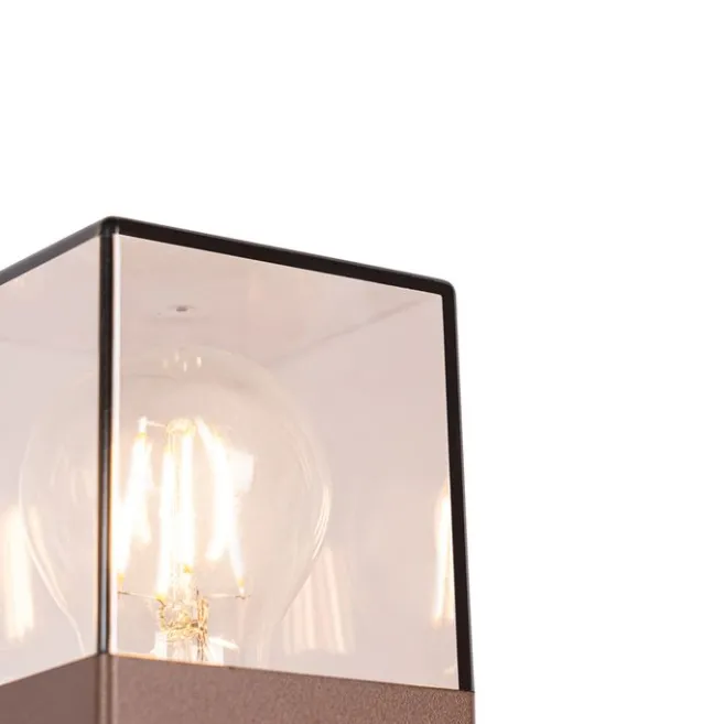 QAZQA Industrielle Steh-Außenleuchte 70 cm rostbraun IP44 - Dänemark