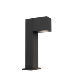 QAZQA Industrielle stehende Außenleuchte Anthrazit 30 cm IP44 - Baleno