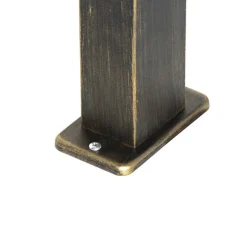 QAZQA Industrielle stehende Außenlampe Antikgold 35 cm IP44 - Baleno