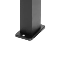 Kinder QAZQA Industrielle stehende Außenlampe schwarz 65 cm IP44 - Baleno