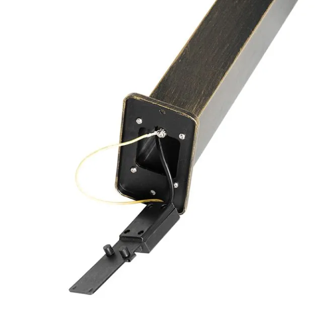 QAZQA Industrielle stehende Außenlampe Antikgold 65 cm IP44 - Baleno