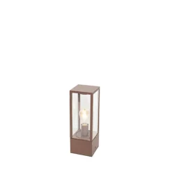 QAZQA Industrielle stehende Außenlampe rostbraun 40 cm IP44 - Charlois