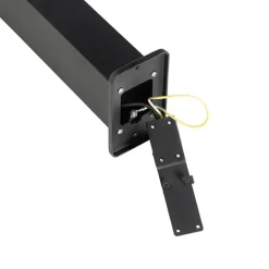 QAZQA Industrielle stehende Außenlampe schwarz 35 cm IP44 - Baleno