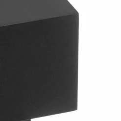 QAZQA Industrielle stehende Außenlampe schwarz 35 cm IP44 - Baleno