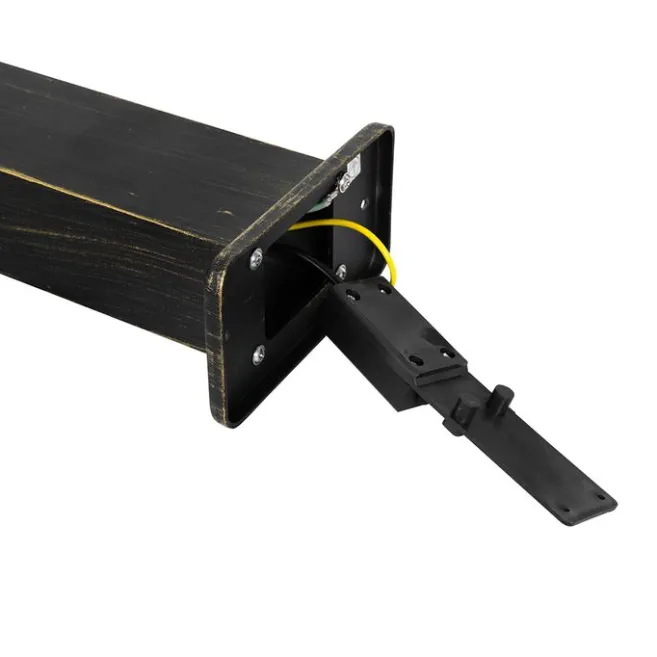 QAZQA Industrielle Stehleuchte für den Außenbereich Antikgold 80 cm IP44 - Baleno