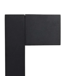 QAZQA Industrielle Stehleuchte für den Außenbereich schwarz 80 cm IP44 - Baleno