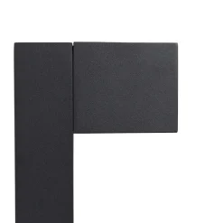 QAZQA Industrielle Stehleuchte für den Außenbereich Dunkelgrau 80 cm IP44 - Baleno