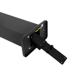 QAZQA Industrielle Stehleuchte für den Außenbereich Dunkelgrau 80 cm IP44 - Baleno