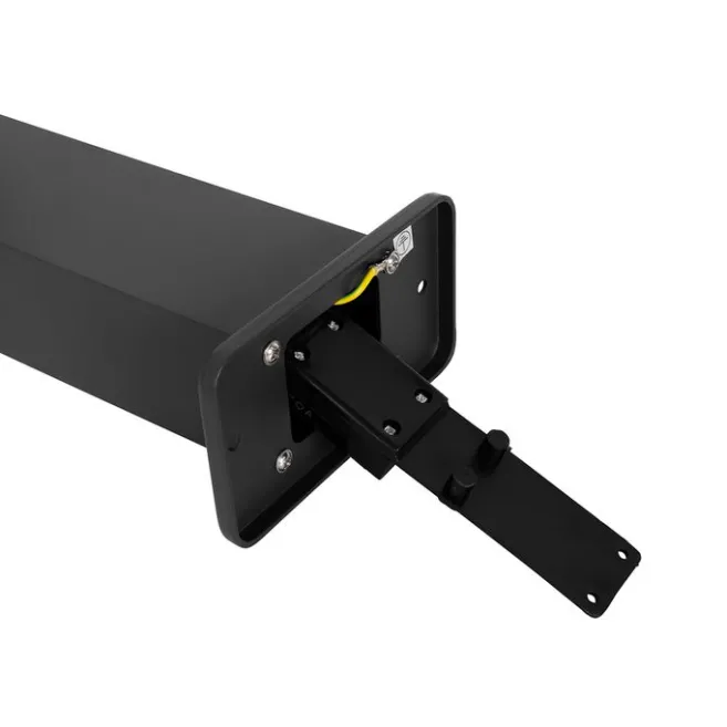 QAZQA Industrielle Stehleuchte für den Außenbereich Dunkelgrau 80 cm IP44 - Baleno