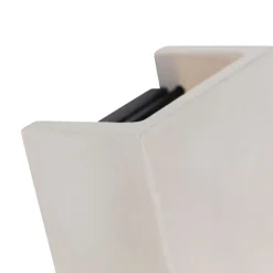 QAZQA Industrielle Wandleuchte grau Beton Rechteck - Meaux