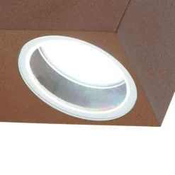 QAZQA Industrielle Wandleuchte rostbraun IP44 - Baleno I.