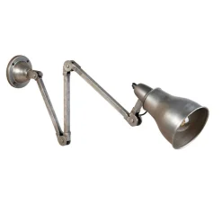 QAZQA Industrielle Wandleuchte grau verstellbar - Mersey