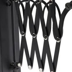 QAZQA Industrielle Wandleuchte schwarz verstellbar - Merle