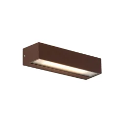 QAZQA Industrielle Wandleuchte rostbraun inkl. LED IP65 - Steph