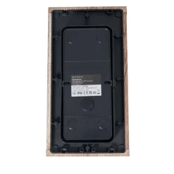 QAZQA Industrielle Wandleuchte Holzoptik 26 cm IP44 - Charlois