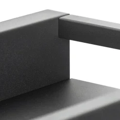 QAZQA Industrielle Wandleuchte schwarz mit Gestell 2-flammig - Cage Rack